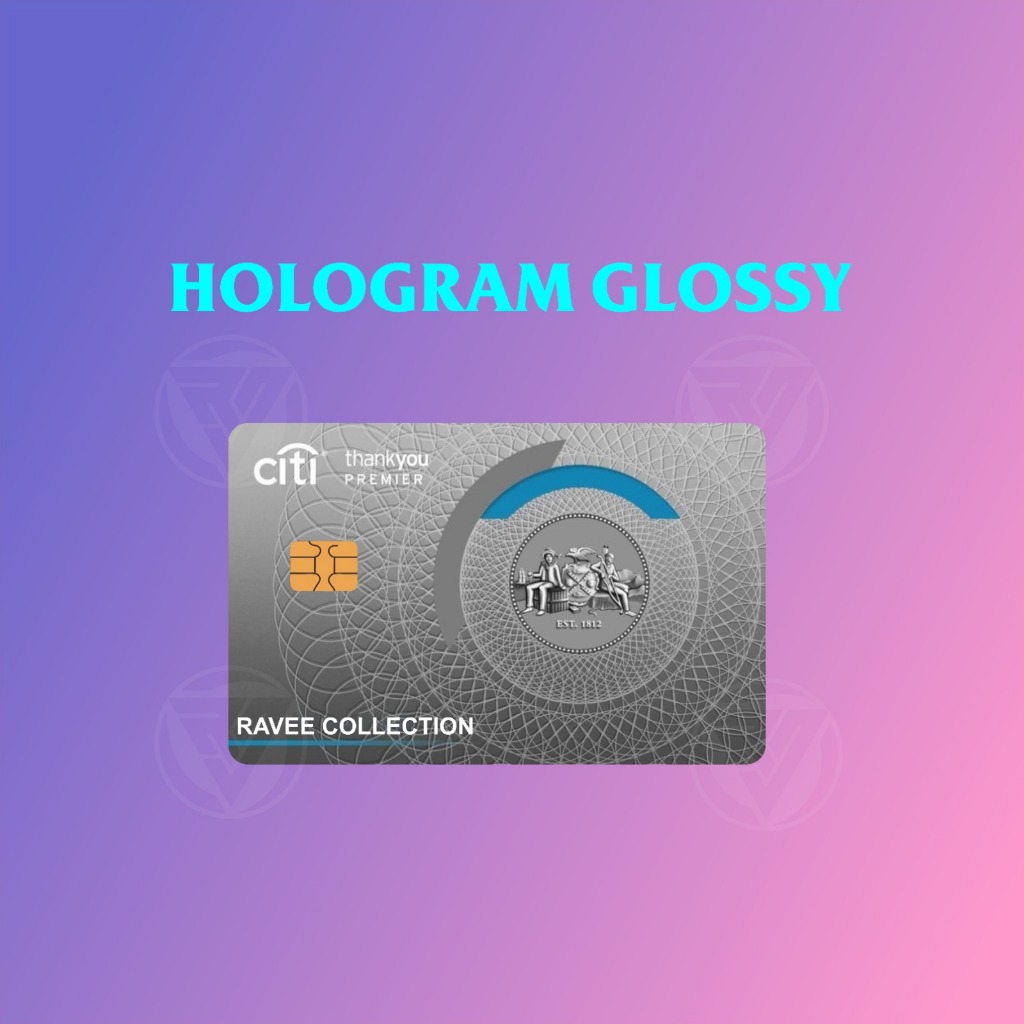 [HOLOGRAM GLOSSY]  STIKER KARTU/SKIN CARD CUSTOM