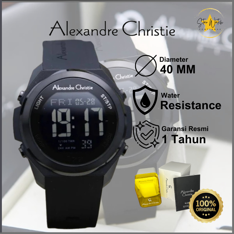 JAM TANGAN ALEXANDRE CHRISTIE 9342 UNISEX