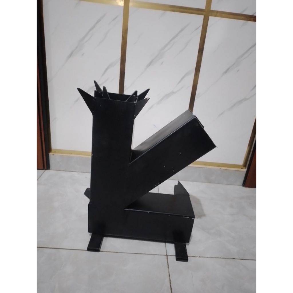 kompor rocket stove kompor kayu modern tinggi 35cm