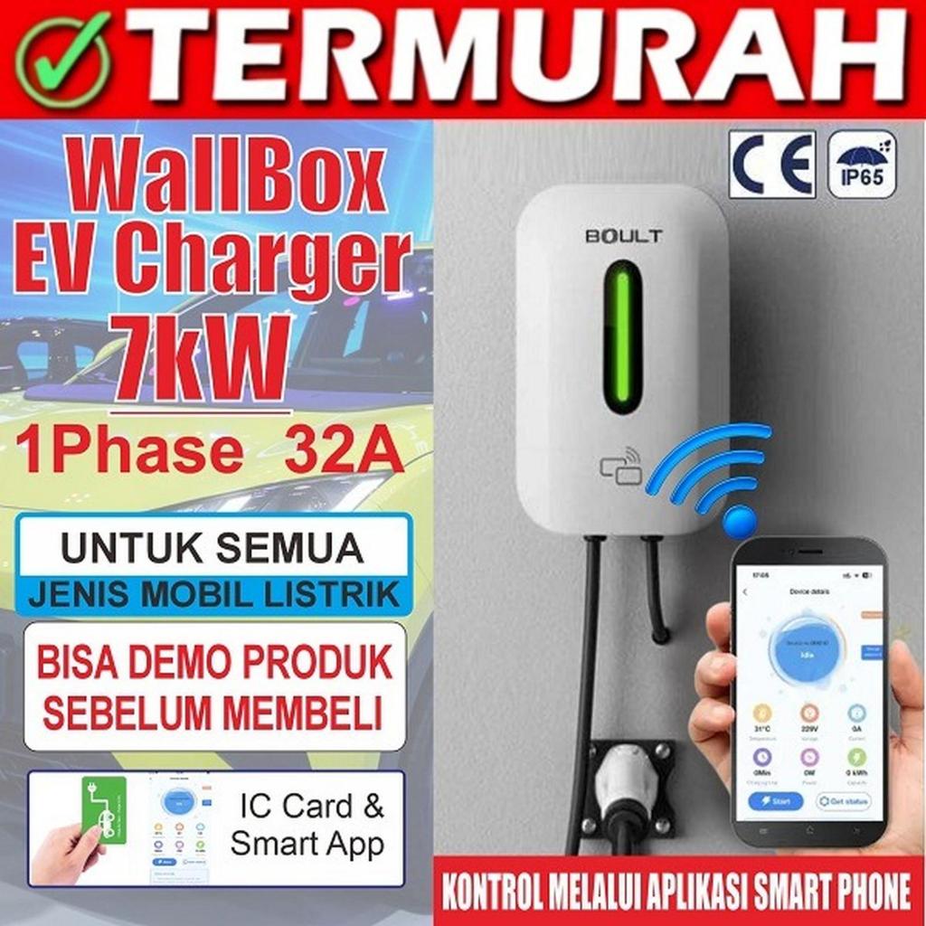 EV CHARGER / WALL CHARGER / 7kW / PORTABLE 3,5 KW 1 Phase Type2