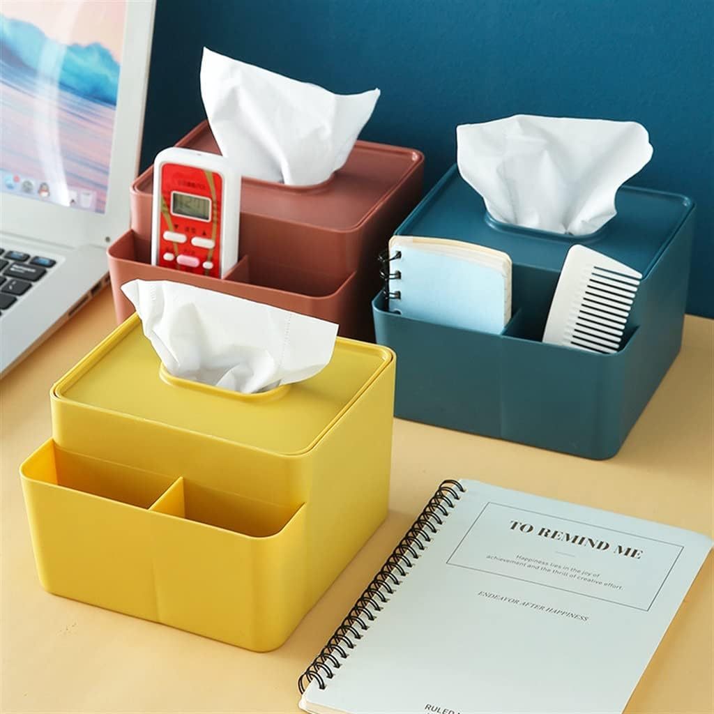 Kotak Tempat Tisu Tissue 3in1 Organizer Meja Cafe Rumah Makan Ruang Tamu Estetik Serbaguna Multifungsi Rak Penyimpanan Wadah Remote Kosmetik Alat Tulis ATK Minimalis Holder Box Plastik Modern Desain Unik Praktis Dekorasi Rumah Kamar Tidur Dapur Kantor Hp