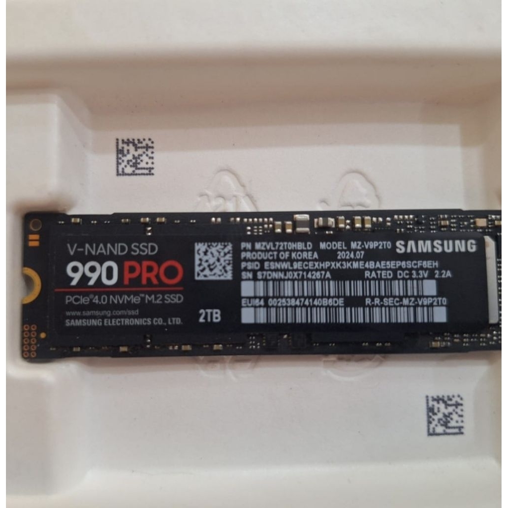 NVME Samsung 990 Pro 2TB 970 EVO Plus 1TB 500GB SSD M2 NVME