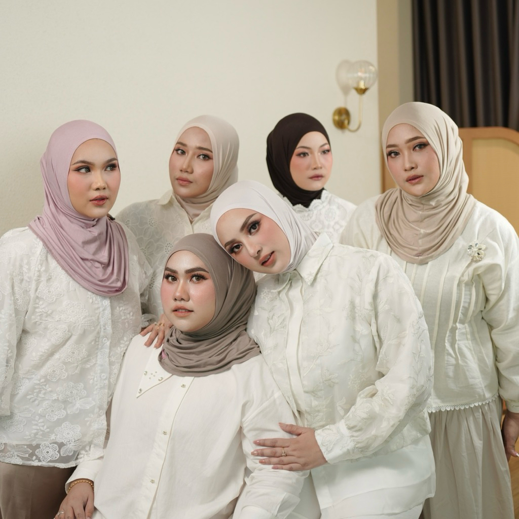 Nathelabel - Damee Bergo Instant Rayon Bamboo (Bergo Slup Instant)