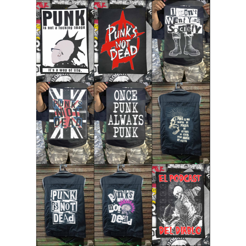 emblem band punk,emblem punggung,emblem jaket,emblem rompi,grosir emblem band,emblem besar 30x40,emb
