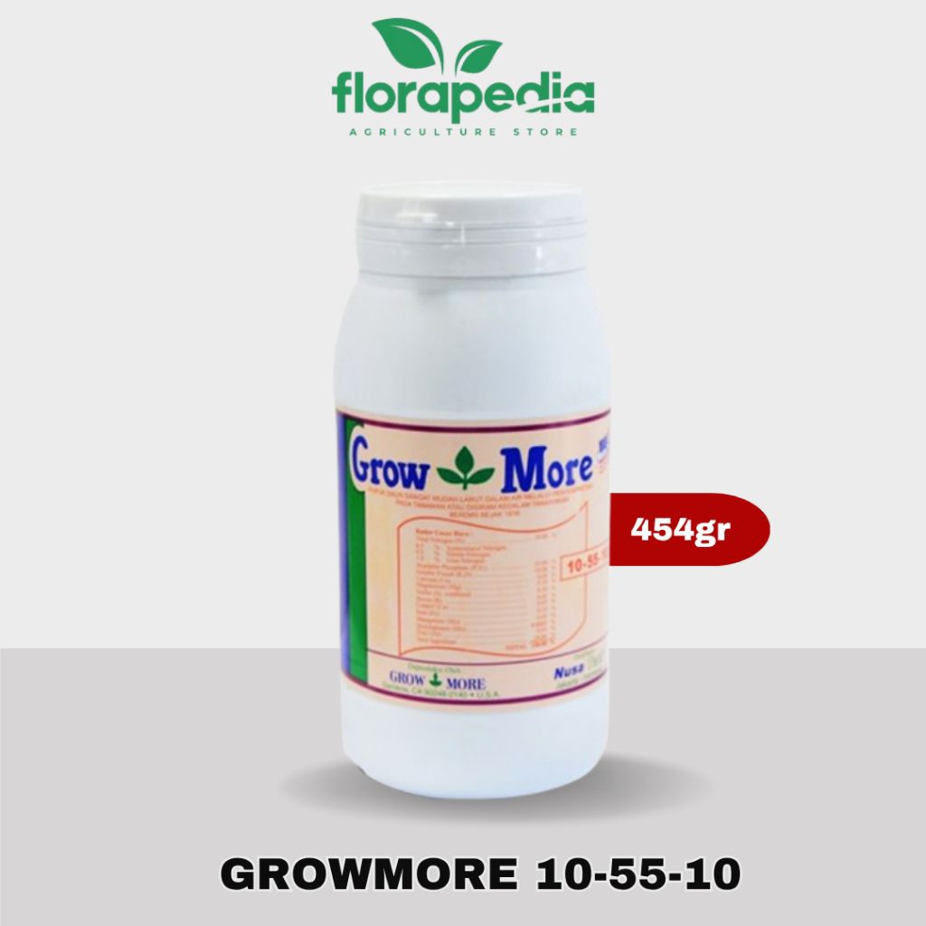 pupuk GROWMORE 10.55.10 454 gram pupuk akar dan bunga pupuk anggrek