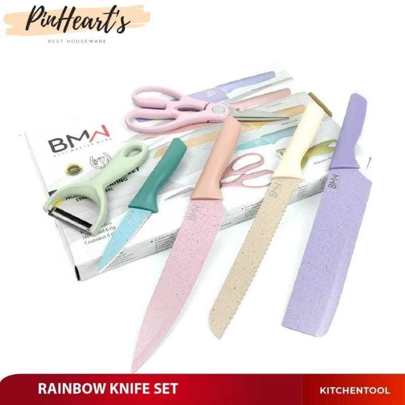 SET PISAU RAINBOW BMW 6 IN 1