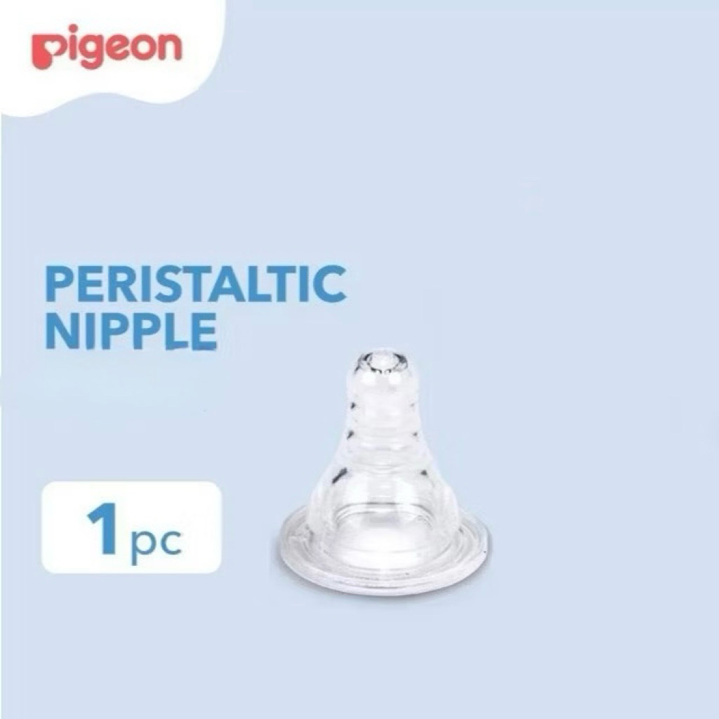 Pigeon Dot Nipple Ecer Ori ukuran M / dot silicone pigeon slim neck regular