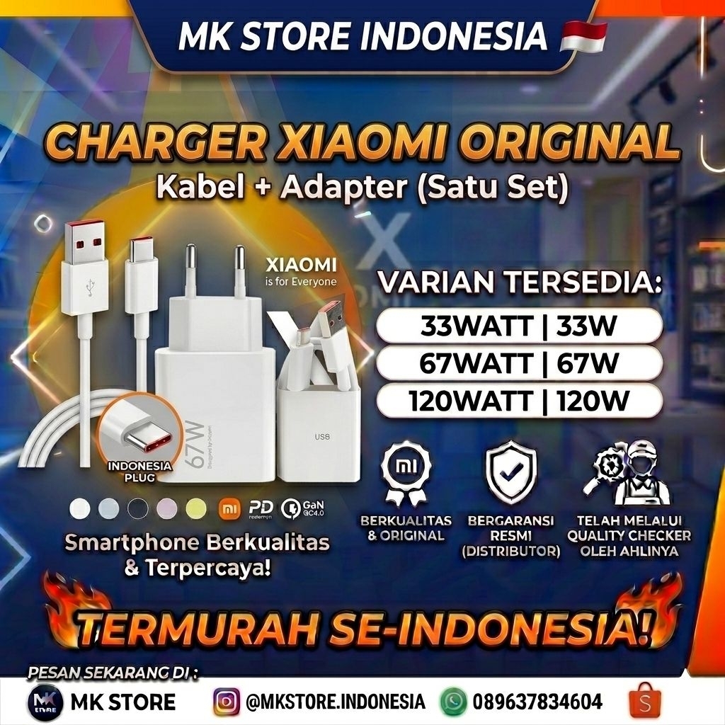 Charger Xiaomi 67Watt Copotan