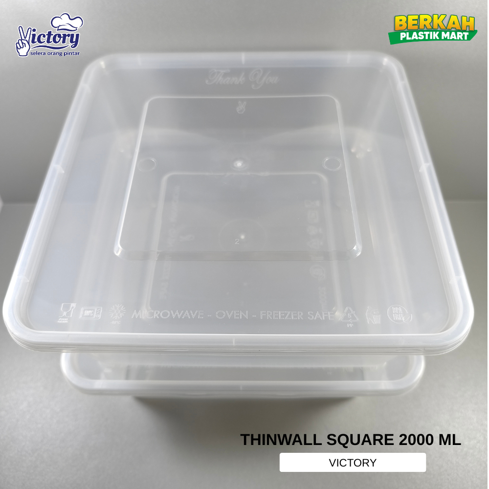 THINWALL SQUARE 2000 ML VICTORY