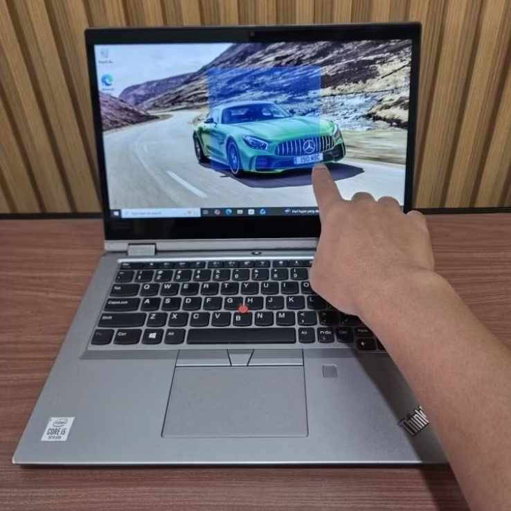 Laptop Convertible 2 in1 Lenovo Yoga Thinkpad L13 Touch Lipat Stylus pen I5 gen 10 Ram 16gb/256gb mu