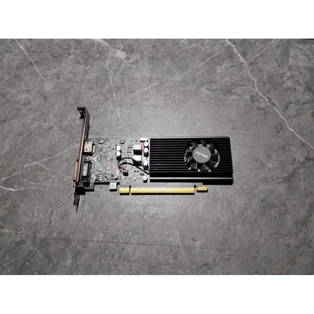 VGA Zotac GT 1030 2GB GDDR5 64bit single fan hemat daya adem Nvidia GeForce GPU