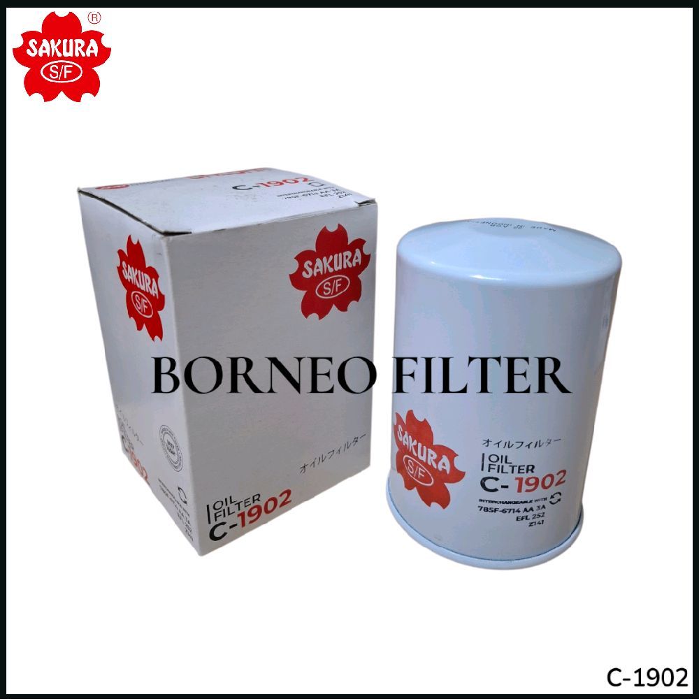 C-1902 Sakura Oil Filter C1902 JOC-88034 JOC88034 B281 SFO0252 P550166 P502072 LF3315 EFL252 LF3473 