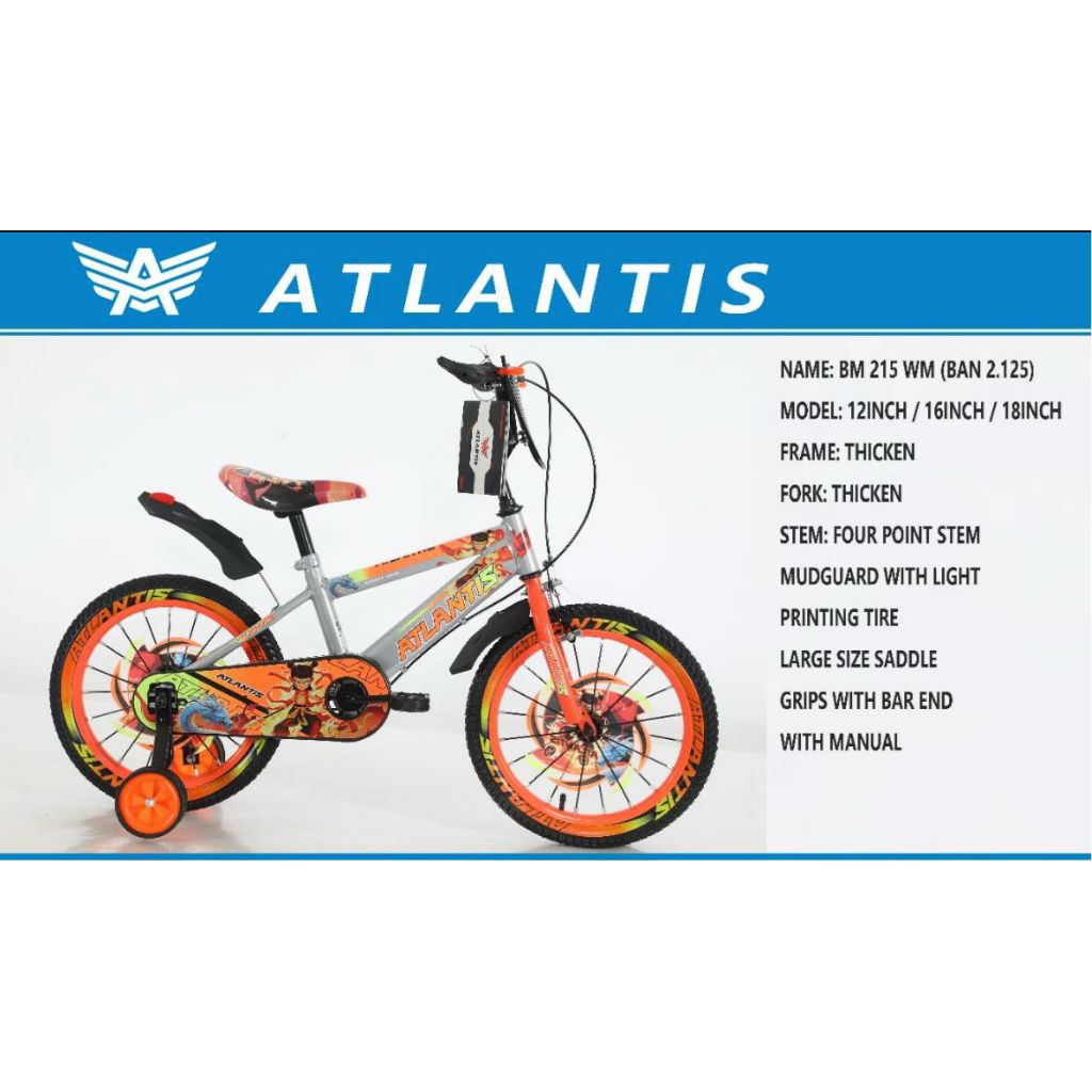 Sepeda Anak bmx 18 inch AT215 atlantis