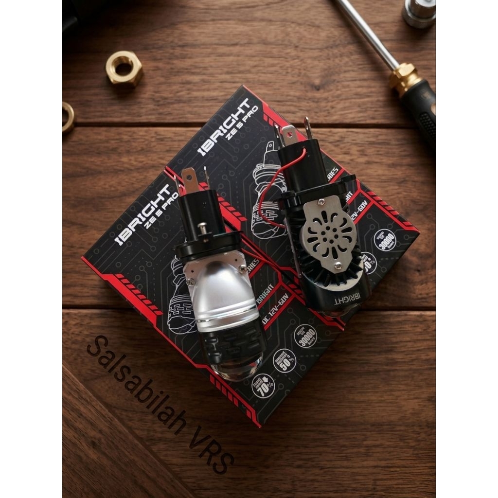 Biled h4 ibright / lampu utama h4 mobil & motor soket h4
