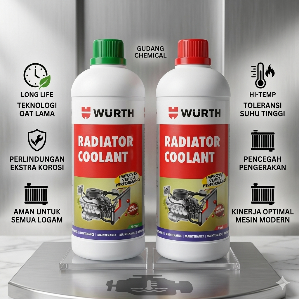 WURTH Air Radiator Coolant Anti Rust Cairan Pendingin Mesin [1 Liter]