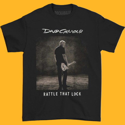 Kaos Band PINK FLOYD David Gilmour Sepia Photo 2016 Tour Vintage Retro - T-Shirt Reguler & Boxy Unis