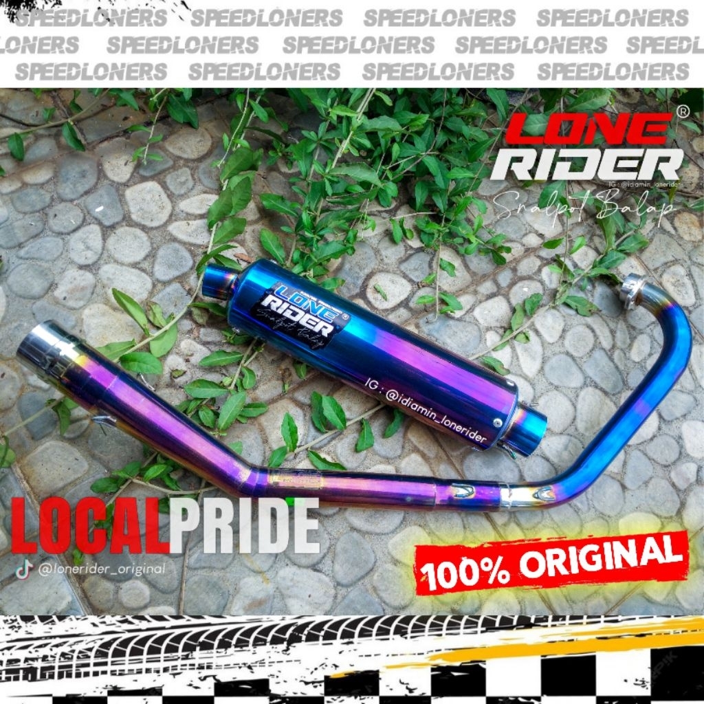 Knalpot Lone Rider - LONE RIDER ORIGINAL - Pipa Only RR Bluemoon VIXION
