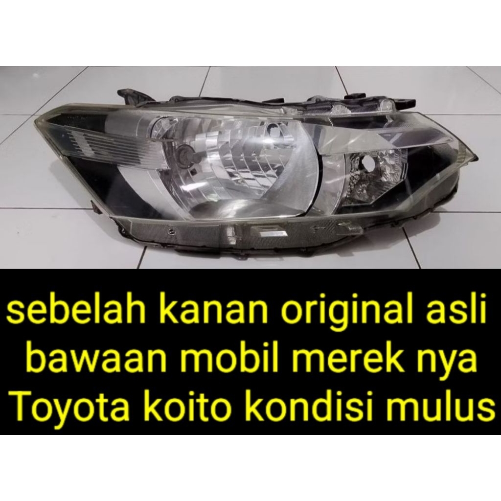 headlamp lampu depan Vios gen 3 2013 2014 2015 2016 original