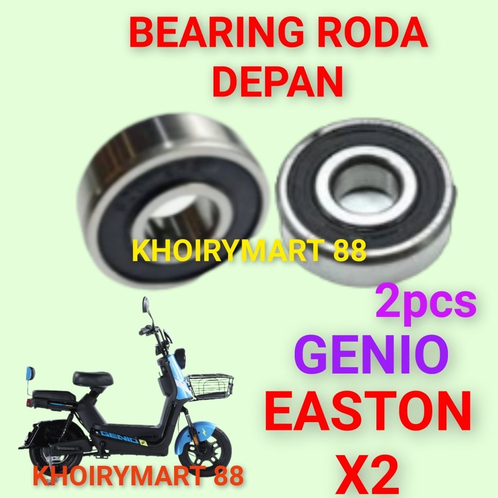 bearing roda depan genio easton x2 laker klahar roda depan sepeda listrik genio easton x2