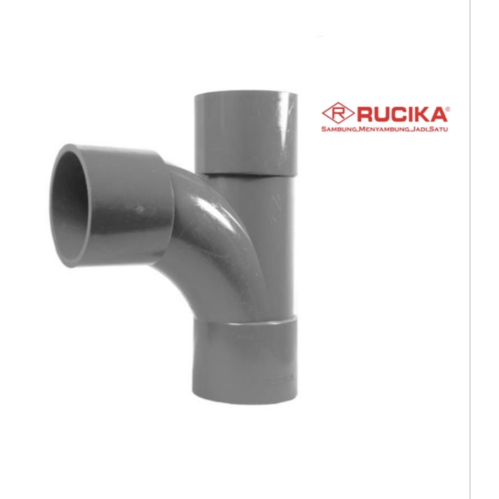 Ty PVC 3in Aw Rucika / Tee Way PVC 3 Aw / Large Radius 3" Aw Rucika