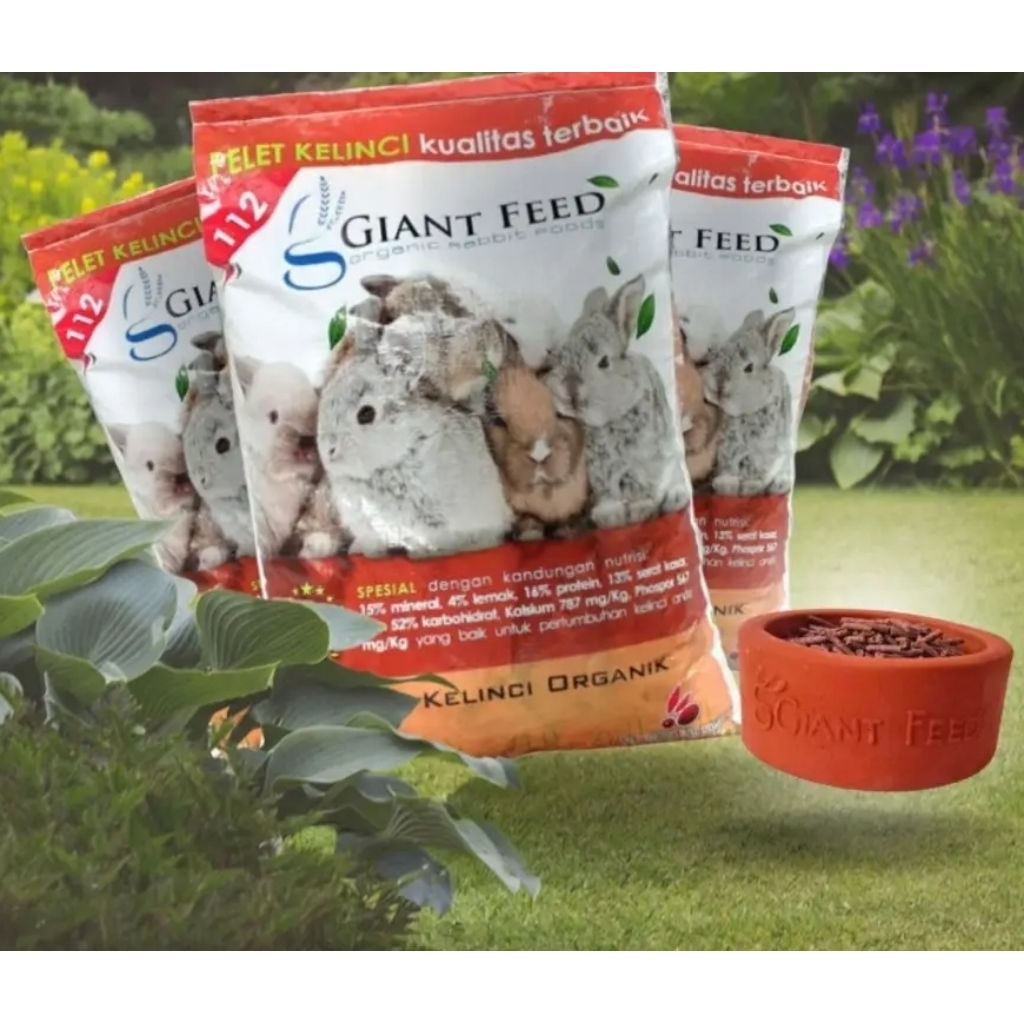 Giant feed pakan komplit kelinci rabbit food