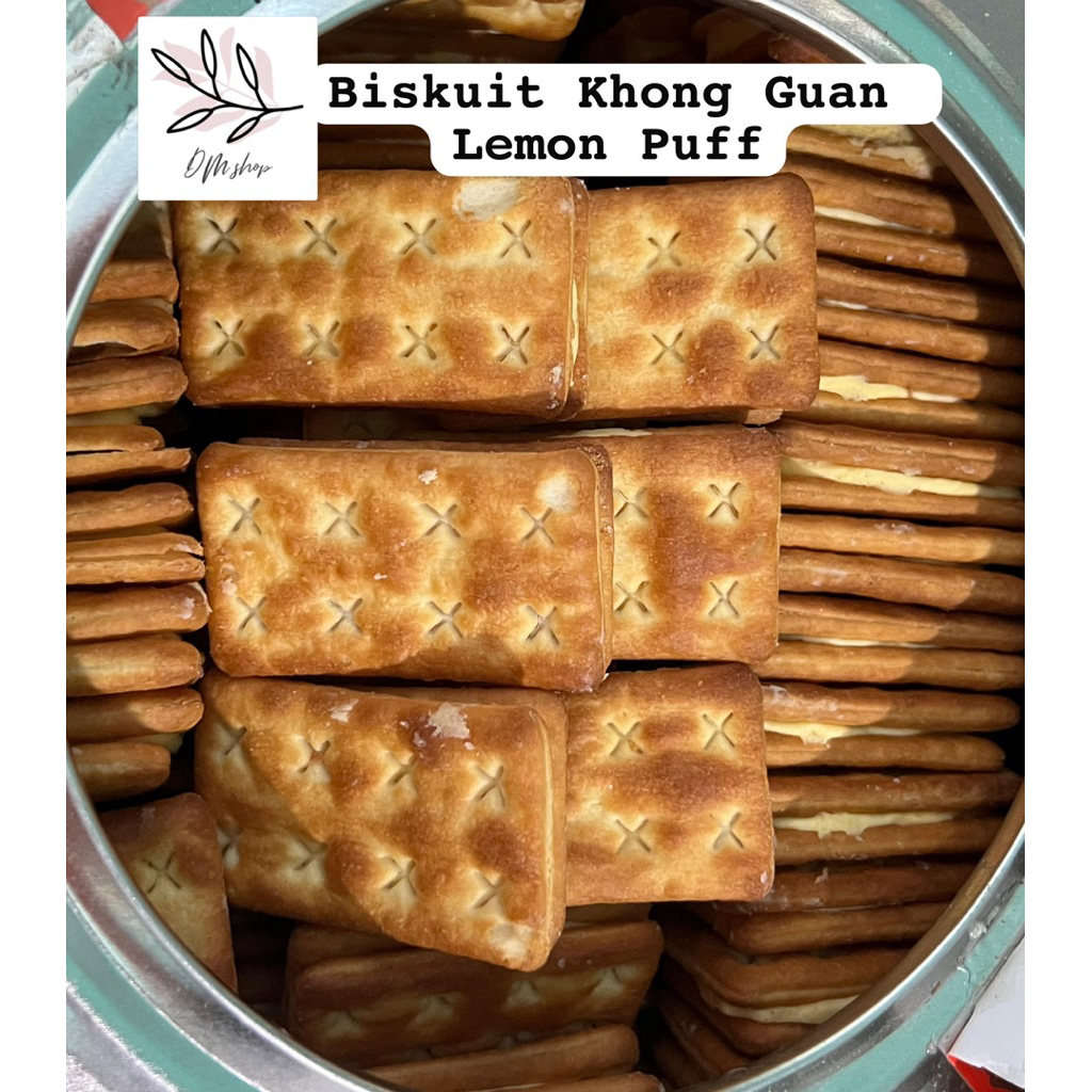 BISKUIT KHONG GUAN LEMON PUFF CRACKERS RENYAH