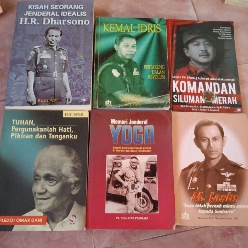 BUKU ORIGINAL, MENYIBAK TABIR ORDE BARU JUSUF WANANDI, KISAH SEORANG H R DHARSONO, MEMORI JENDERAL Y
