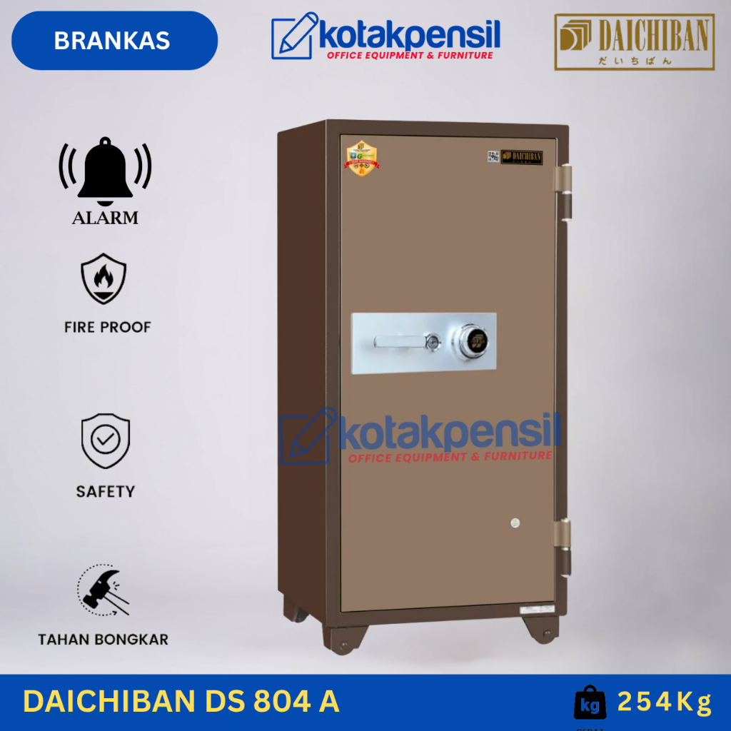Brankas DAICHIBAN DS 804 A | Brankas Dokumen Tahan Api | Brankas Kantor | Brankas Besar | Brankas Al