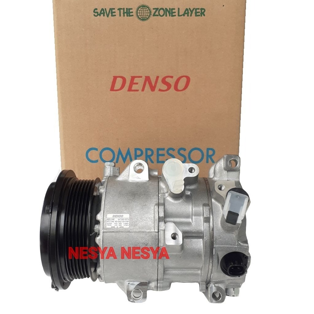 Compressor Compresor Kompressor Kompresor AC ( 6PK 6 PK ) Merek DENSO ASLI ORI untuk Mobil Toyota Vo