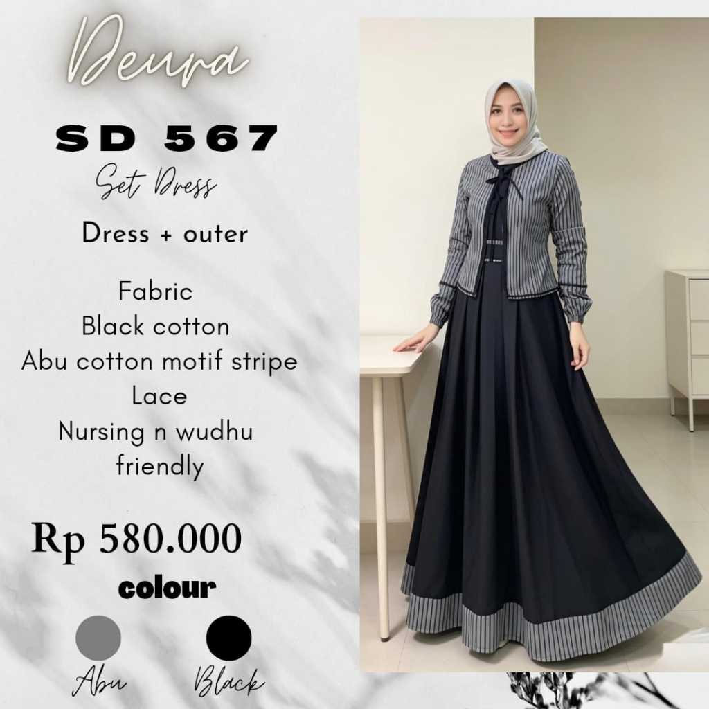 Deura SD 567 / Set Daura / Deura / Gamis Deura