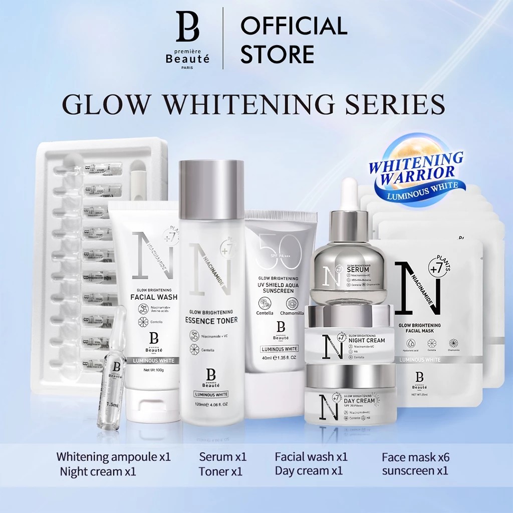 PREMIERE BEAUTE Glow Whitening Series Brghtening | Produk Skincare BPOM