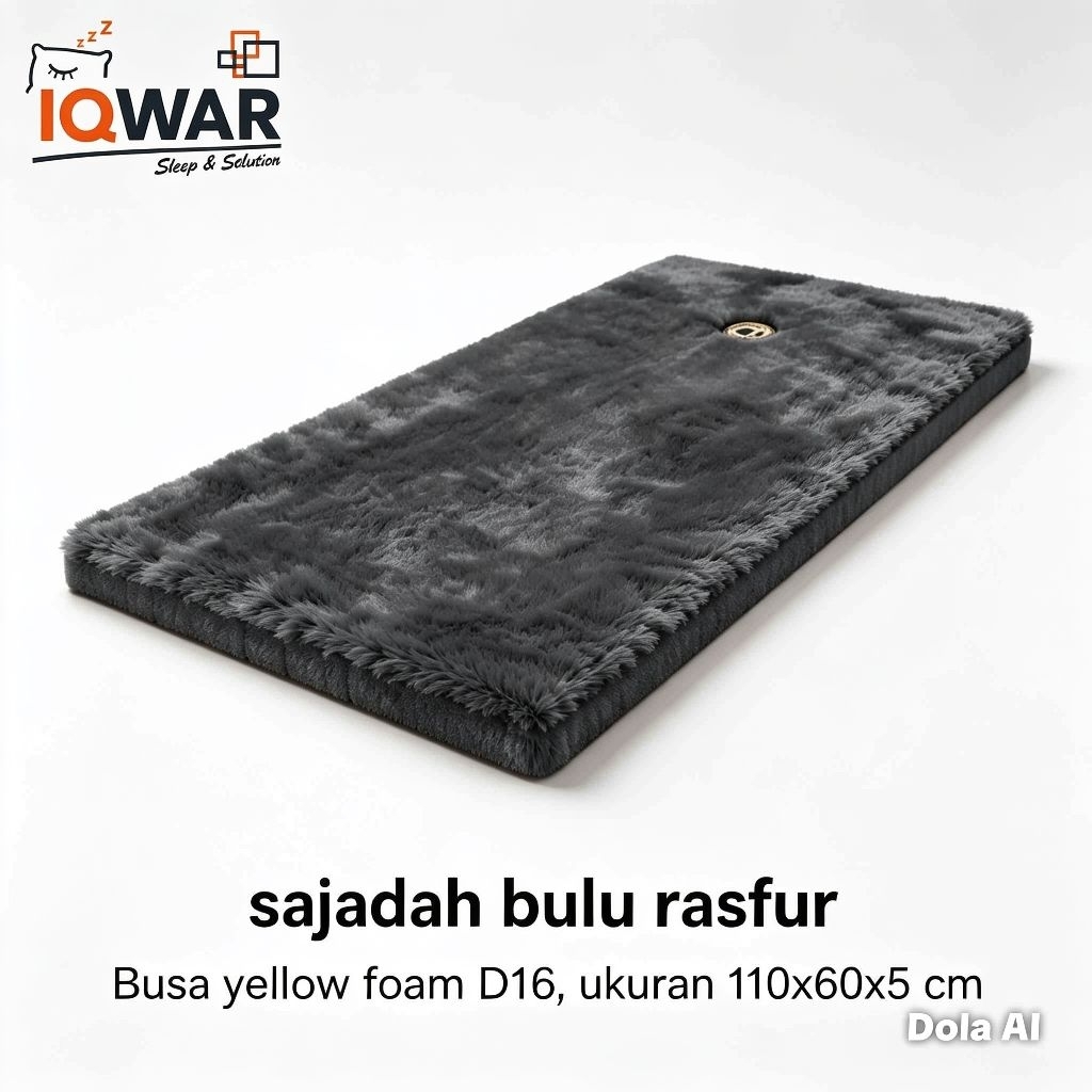 SAJADAH TEBAL ANTI KEMPES TEBAL BUSA 5 CM BUSA ROYAL SUPER  BULU RASFUR  SAJADAH  TEBAL SAJADAH KARP