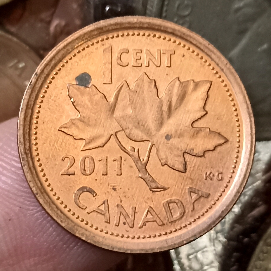 Koin Kuno Asing Canada 1 Cent