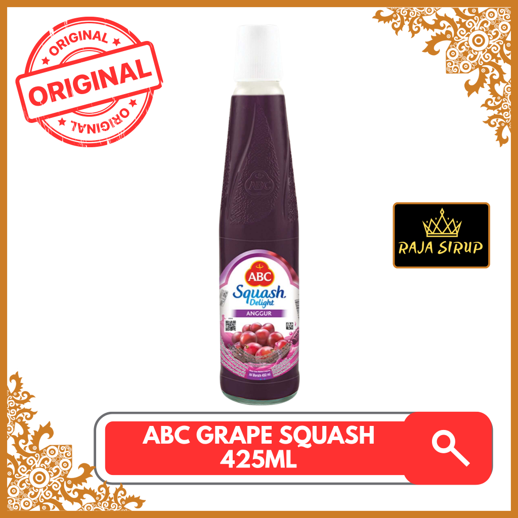 Sirup ABC GRAPE Squash 425ml / ABC GRAPE Squash