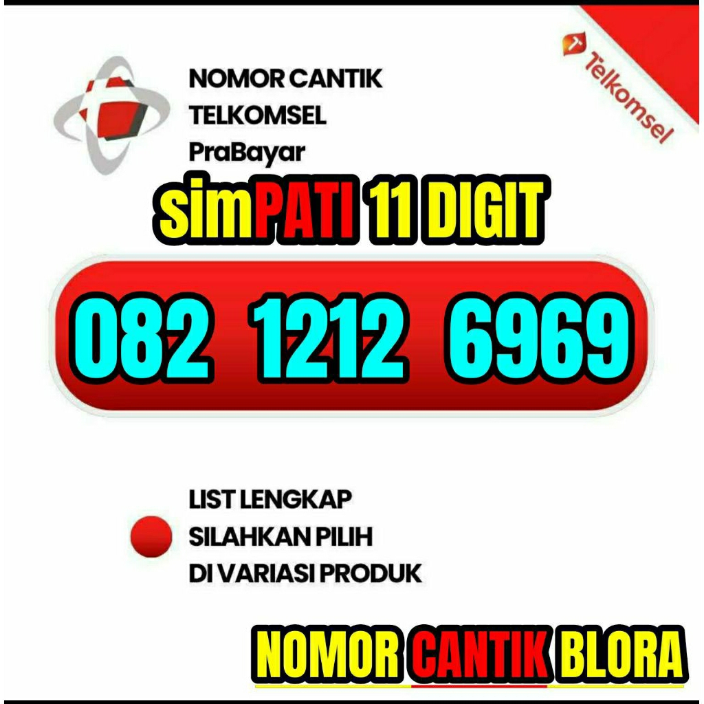 Kartu Perdana Telkomsel Simpati dengan Nomor Cantik Mudah Diingat - Nomor Cantik Telkomsel - Nomor C