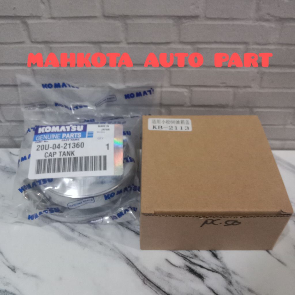 Tutup Tangki Solar Komatsu PC50 PC75 PC75UU-2 PC75UU-3 Cap Fuel Tank 20U-04-21360