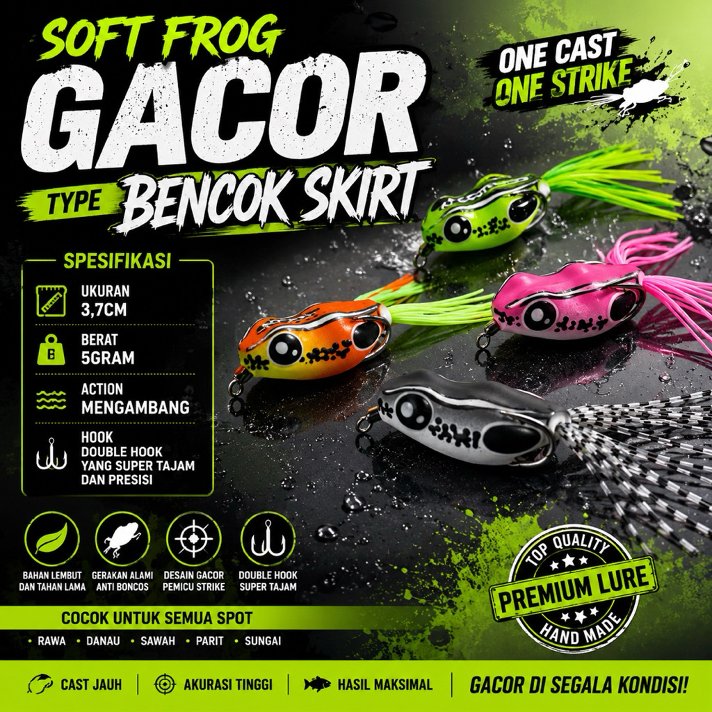Soft Frog BENCOK SKIRT 3,7cm 5gram