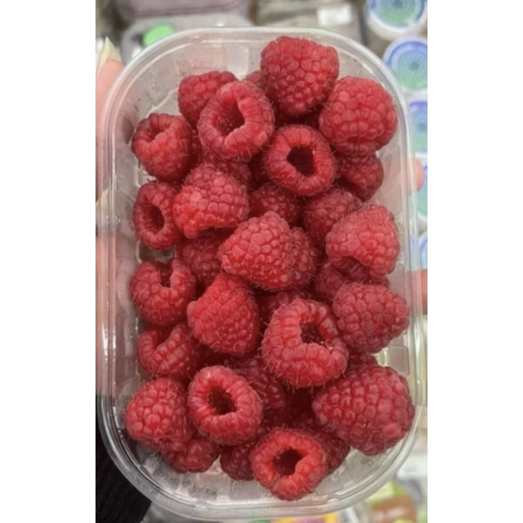 buah import raspberry  fresh manis segar /pack