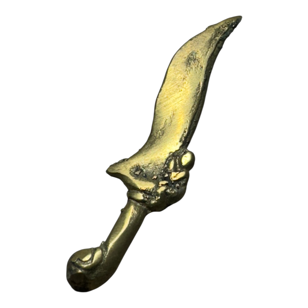 KT09 Miniatur keris kuningan