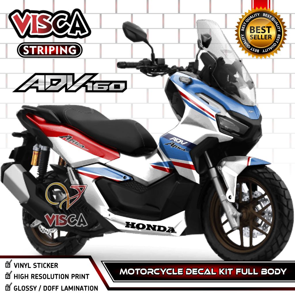 Decal ADV 160 Full Body - Stiker ADV 160 Full Body - Dekal ADV 160 Full Body - Striping ADV 160 Vari