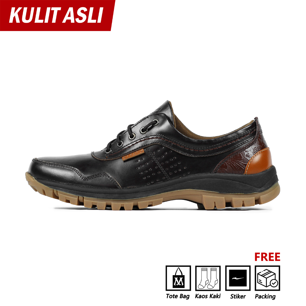 Mobatic Mada Brown || Sepatu Kulit Pria