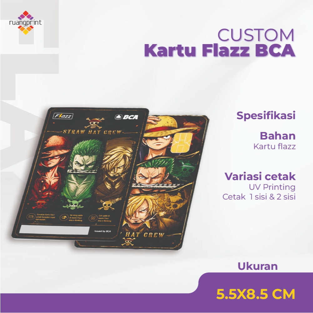 Custom Kartu Flazz BCA