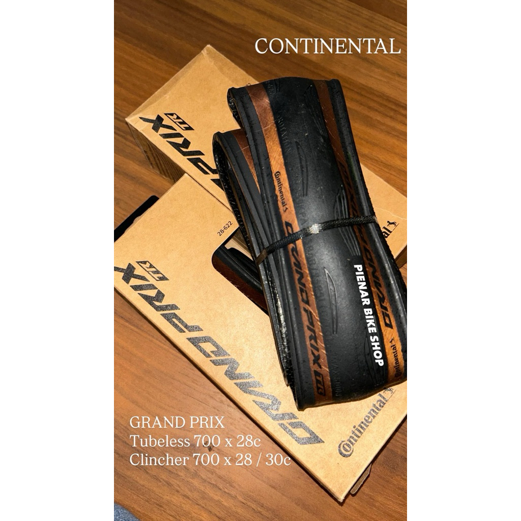 TIRE BAN LUAR CONTINENTAL 700 x 28C 700 x 30c TUBELESS CLINCHER