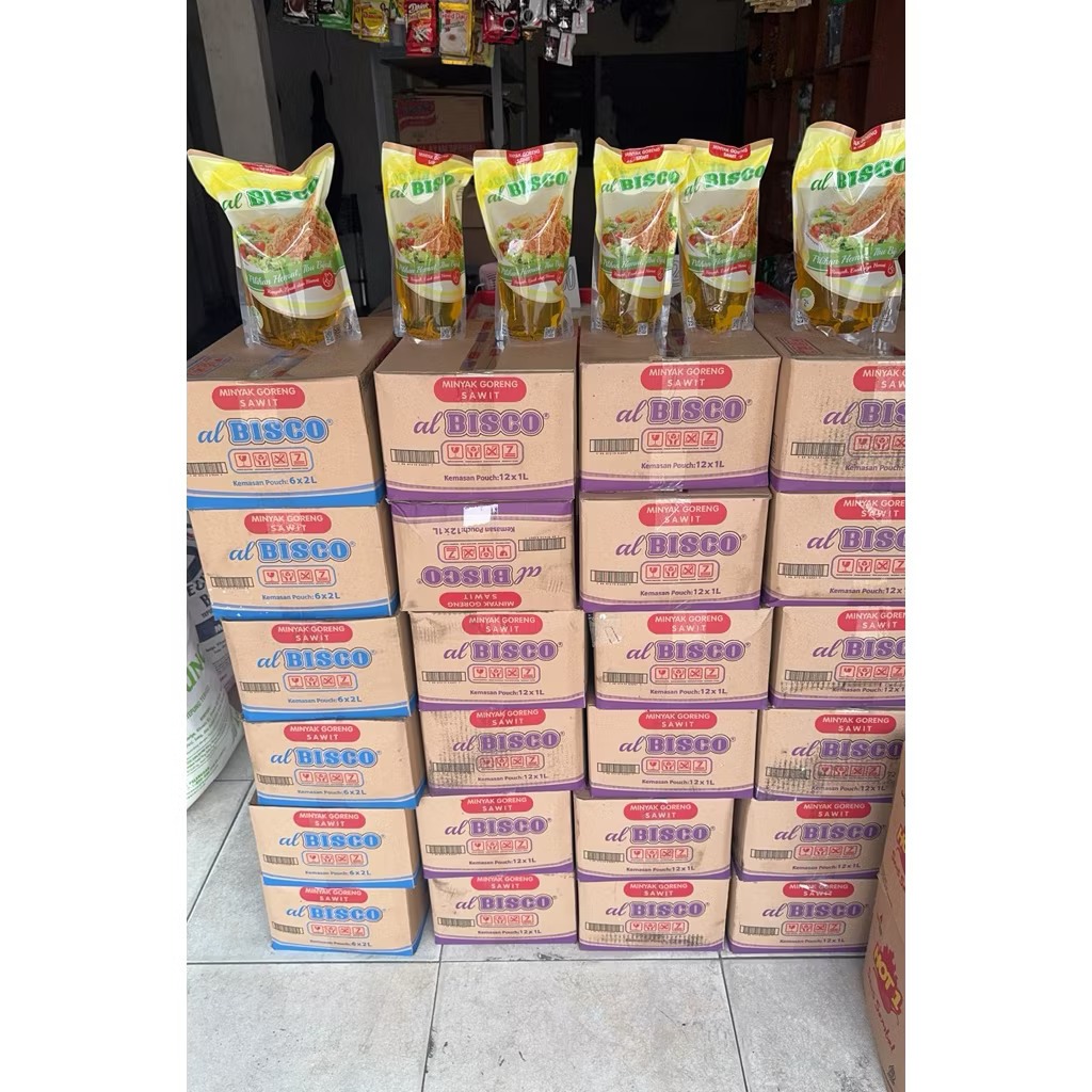(PENGIRIMAN INSTANT) Minyak Goreng Albisco Bisco 1 Liter/2 Liter Sekarton