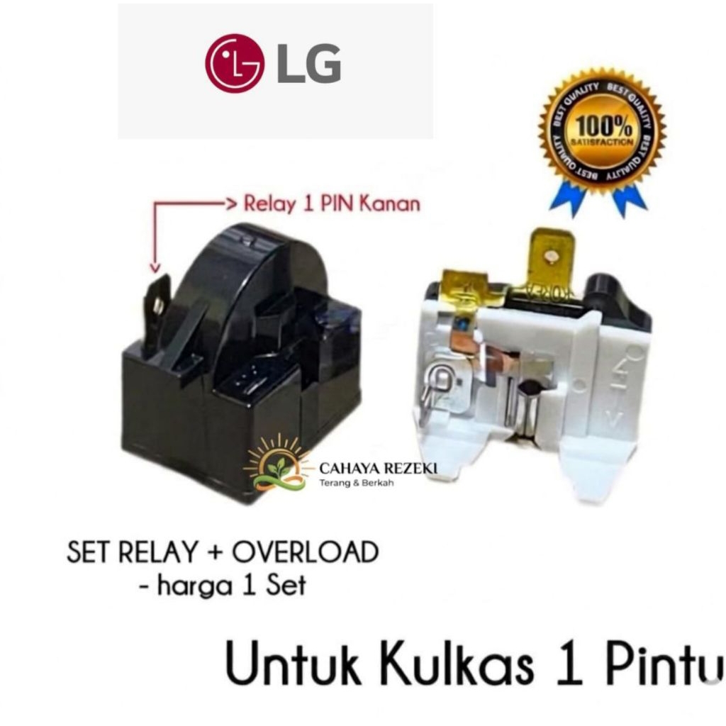 Relay ptc kulkas overload kulkas 1 pintu dan 2 pintu LG
