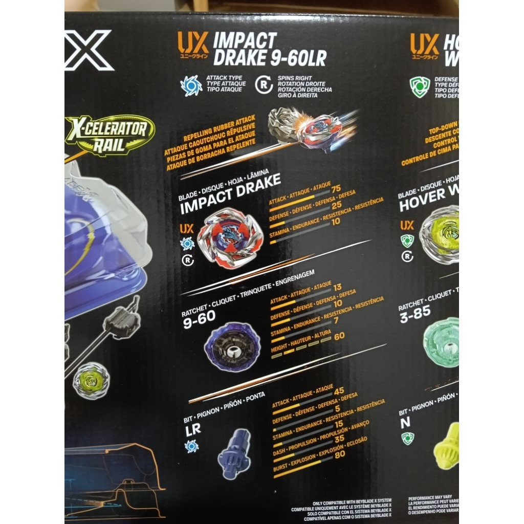 Beyblade X ORI HASBRO Impact Drake Full set (META ATTACK) Sealed