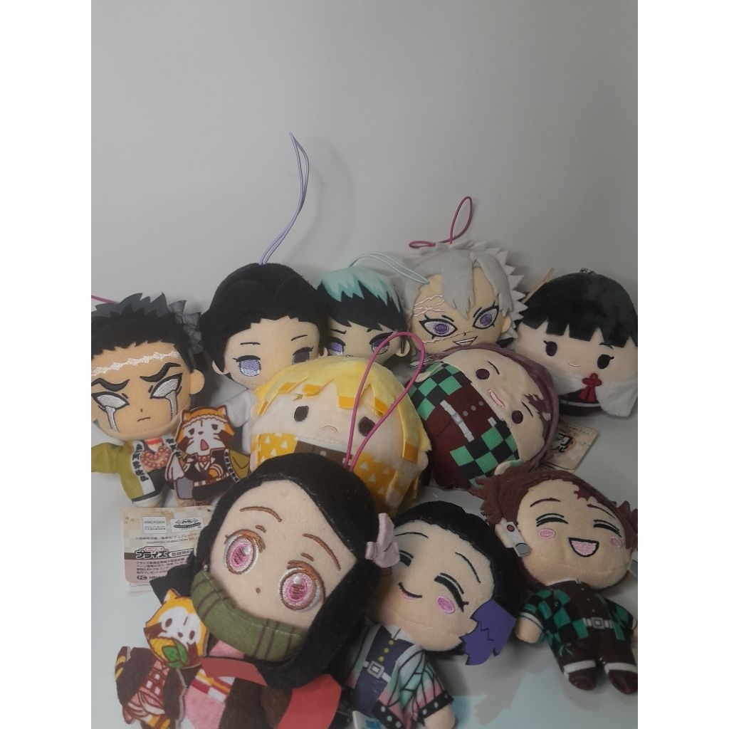 [Official] Fuwa Demon Slayer Keychain Tanjiro Zenitsu Tamayo Gyomei