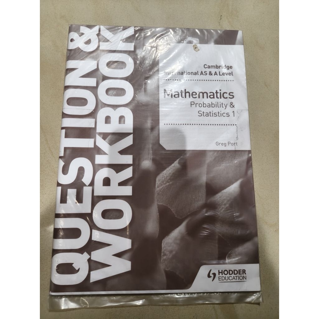 Cambridge AS & A level Workbook MATHEMATICS Probability & Statistics 1