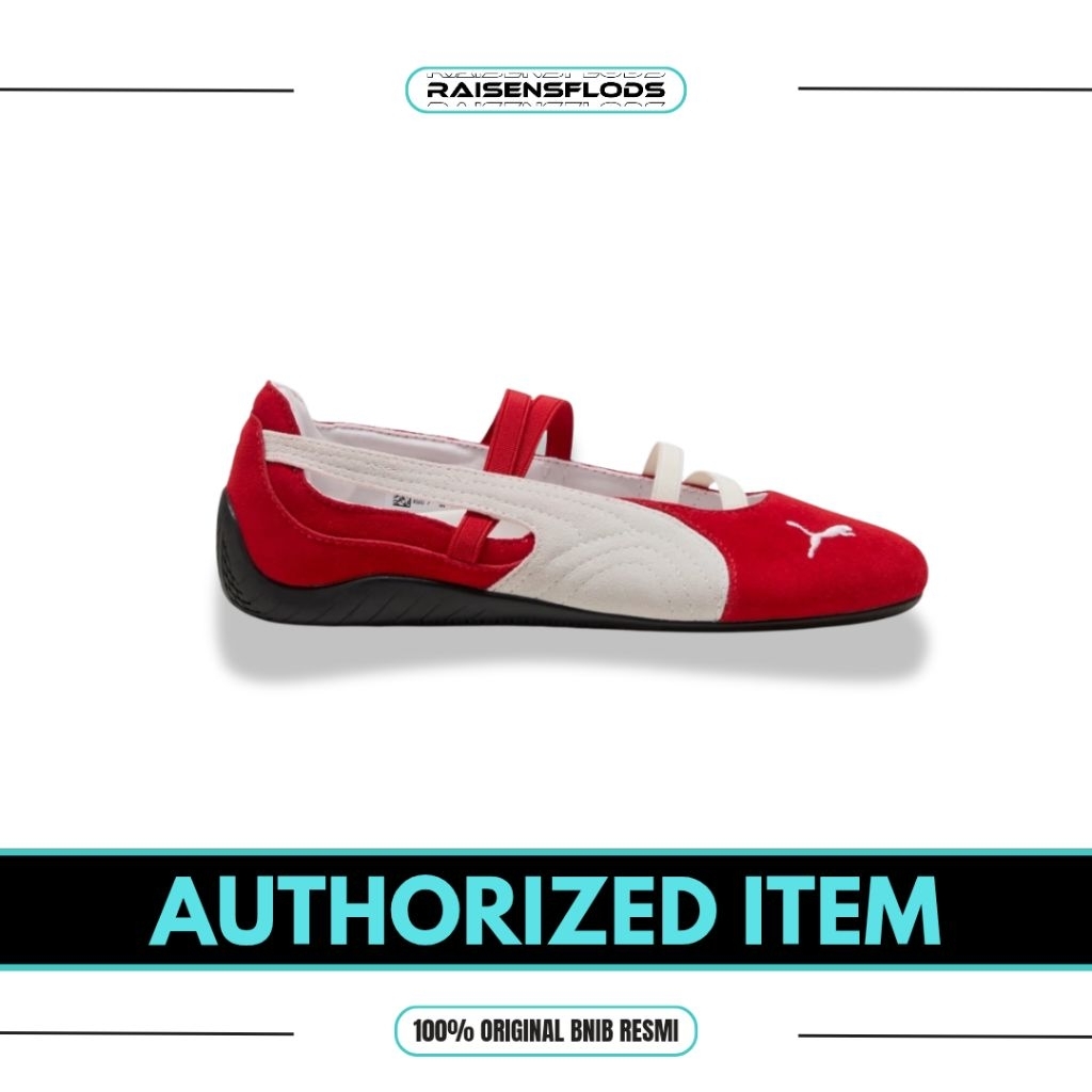 Puma Suede Speedcat Ballet Womens - Red White Black