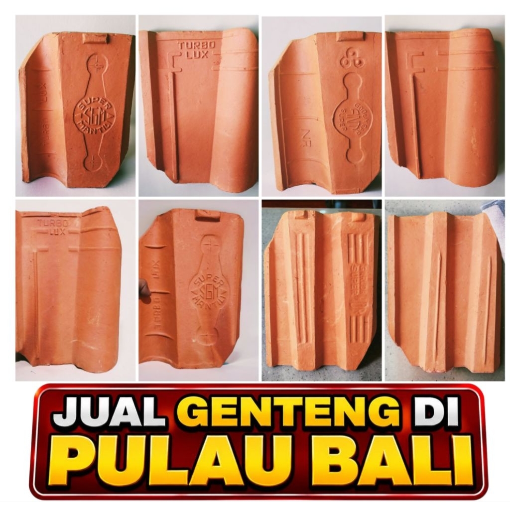 JUAL GENTENG DI BALI - ATAP RUMAH TANAH LIAT ASLI ANTI REMBES